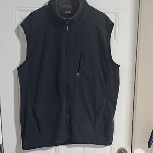 Nautica Black Cardigan Sweater with Classic Design